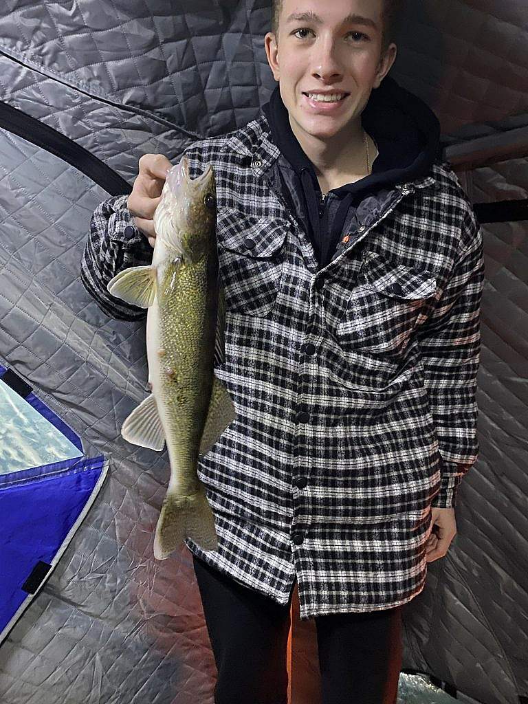 Derek’s first Walleye caught in the Willmar area.